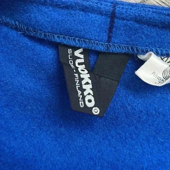 🔥vuokko🔥 | Vintage blue tartan virgin wool  cape - Picture 6 of 11